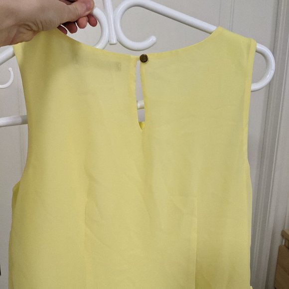 UK 6 (XS) Yellow Summer Shift Dress - Picture 3 of 4